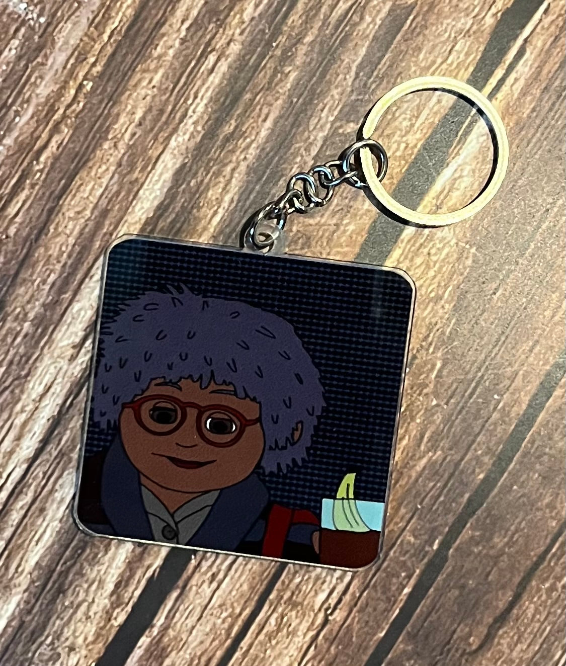 Tom Cocoa Banana Two Sided Keyring
