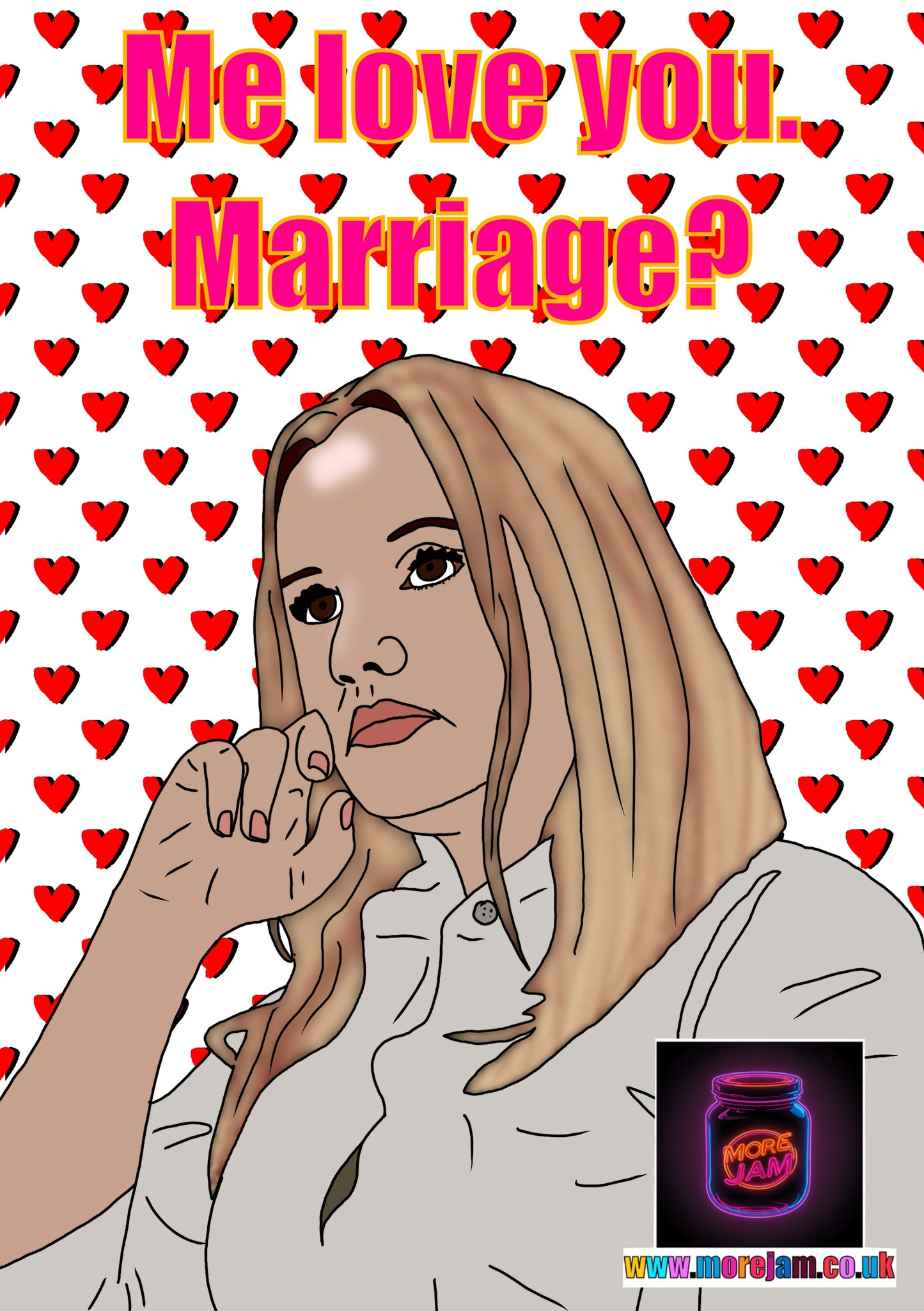 Valentine’s Day Card The Office UK Dawn Marriage?