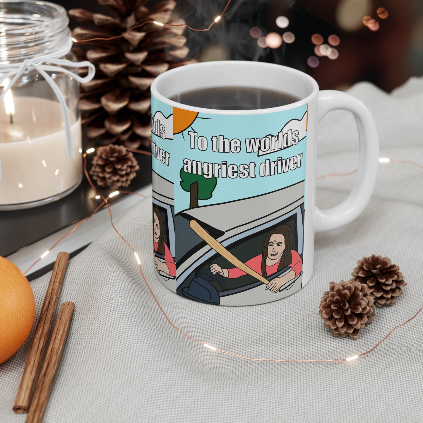 Angry Driver | Funny Mug | More Jam