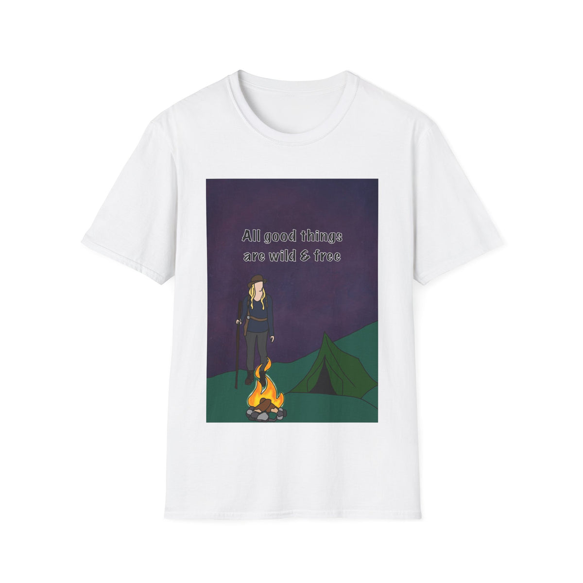 Camping | All Good Things Are Wild & Free T-Shirt | More Jam