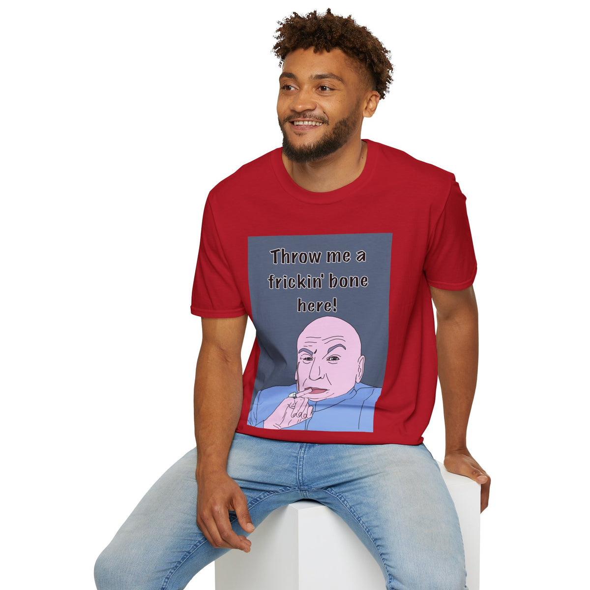 Austin Powers | Dr Evil Throw Me a Frickin' Bone T-Shirt | More Jam
