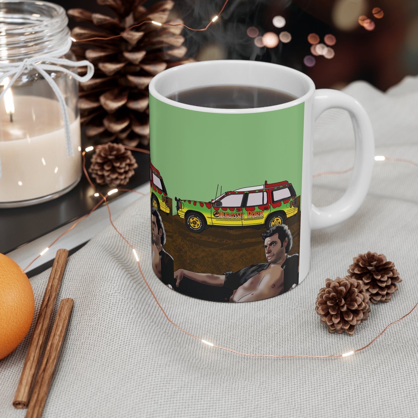 Jurassic Park Ian Malcolm | Movie Mug | More Jam