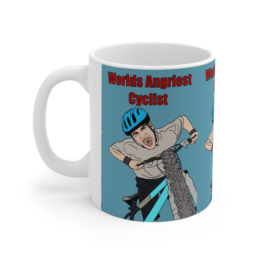 Angry Cyclist | Funny Mug | More Jam