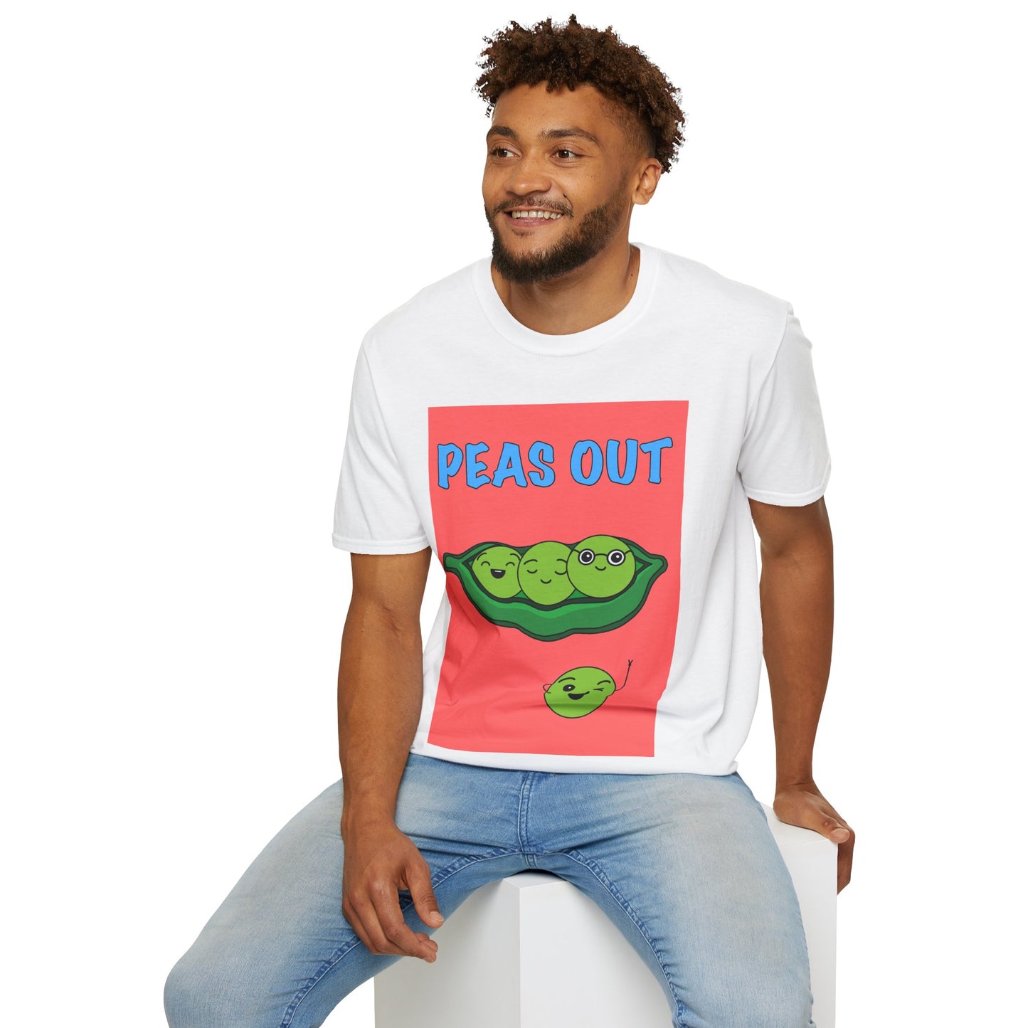 Peas Out T-Shirt — Cute Pea Pod Graphic Tee
