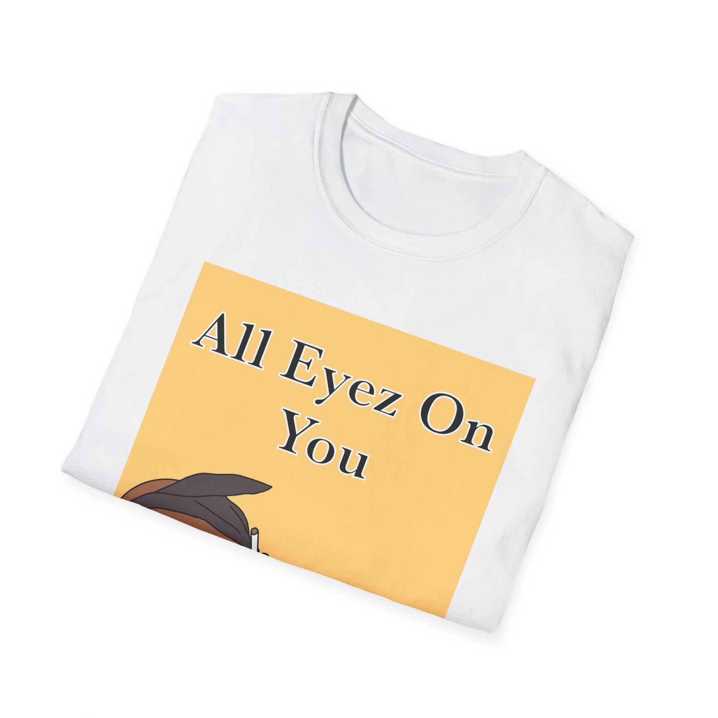 T-Shirt — "All Eyez On You" Tu-pac Portrait Graphic Tee