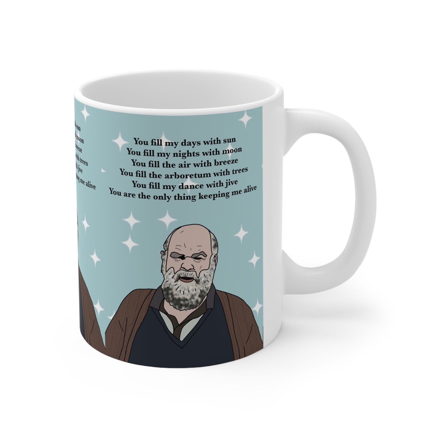 Len This Country Poem BBC Comedy Series Mug