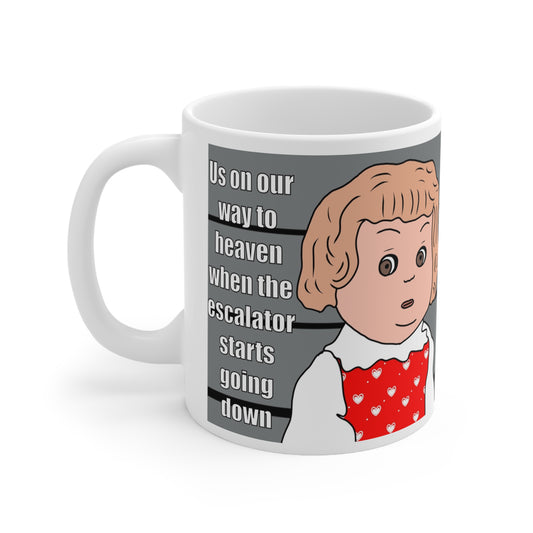 Us Going Down Instead Of Up Bestie Mug