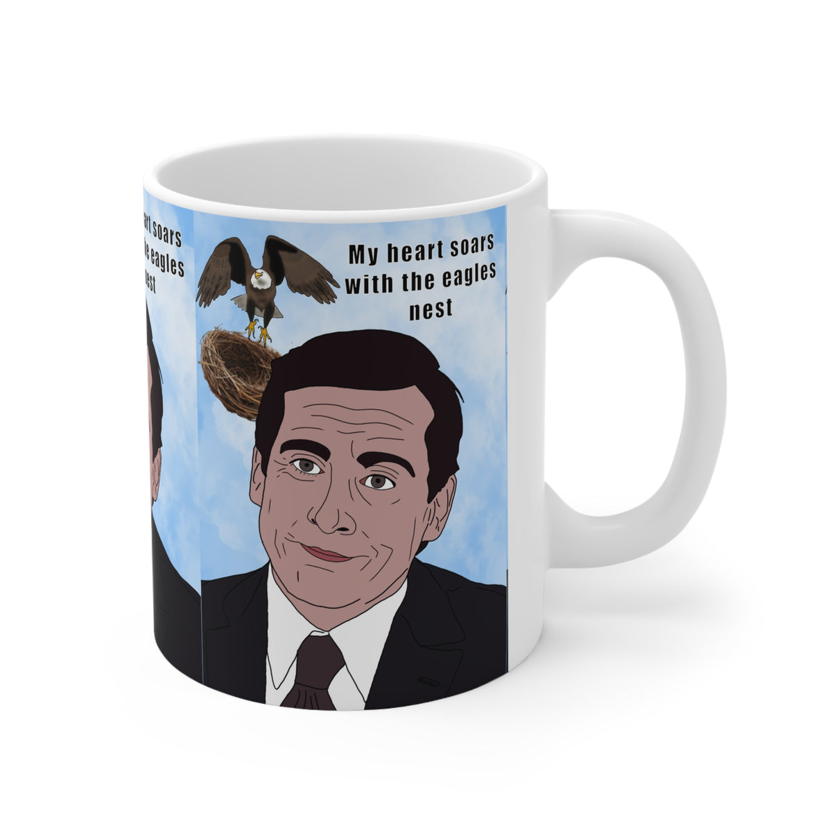 The Office US | Michael Scott My Heart Soars With The Eagle's Nest Mug | More Jam