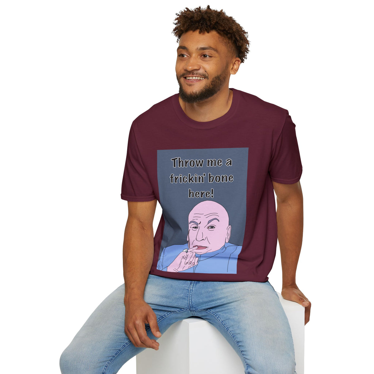Austin Powers | Dr Evil Throw Me a Frickin' Bone T-Shirt | More Jam