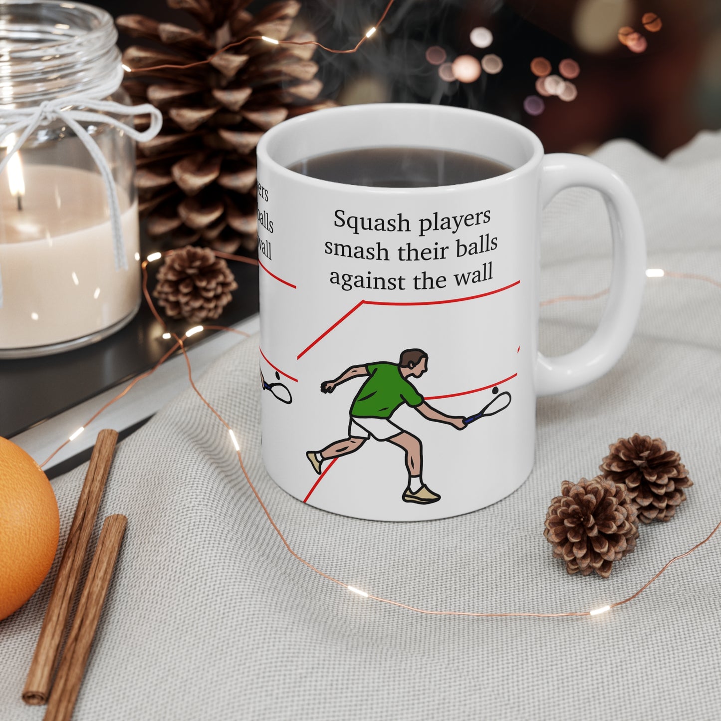 Squash Player | Funny Mug | More Jam