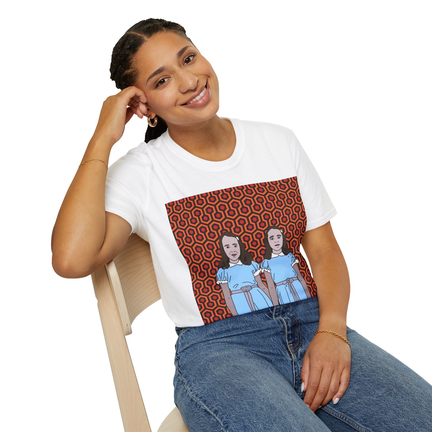 The Shining Inspired Horror T-Shirt — Retro Overlook Hotel Design