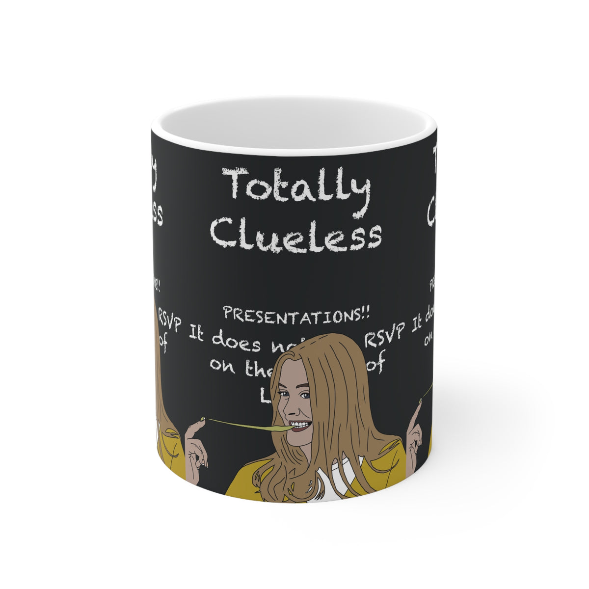 Clueless | Chalkboard Mug | More Jam