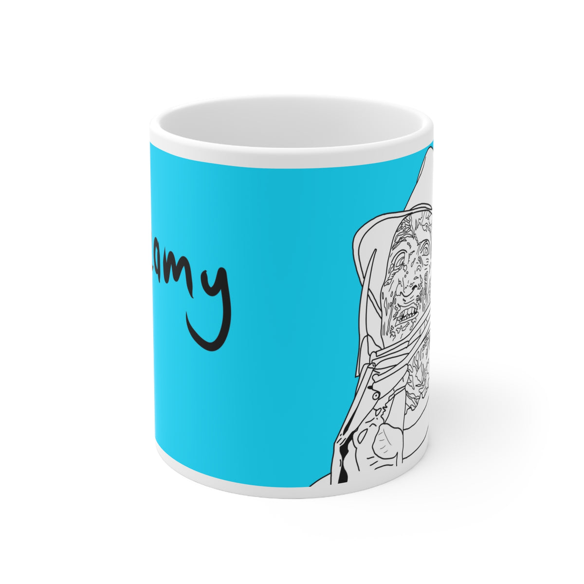 Freddy Krueger Dreamy | Blue Mug | More Jam