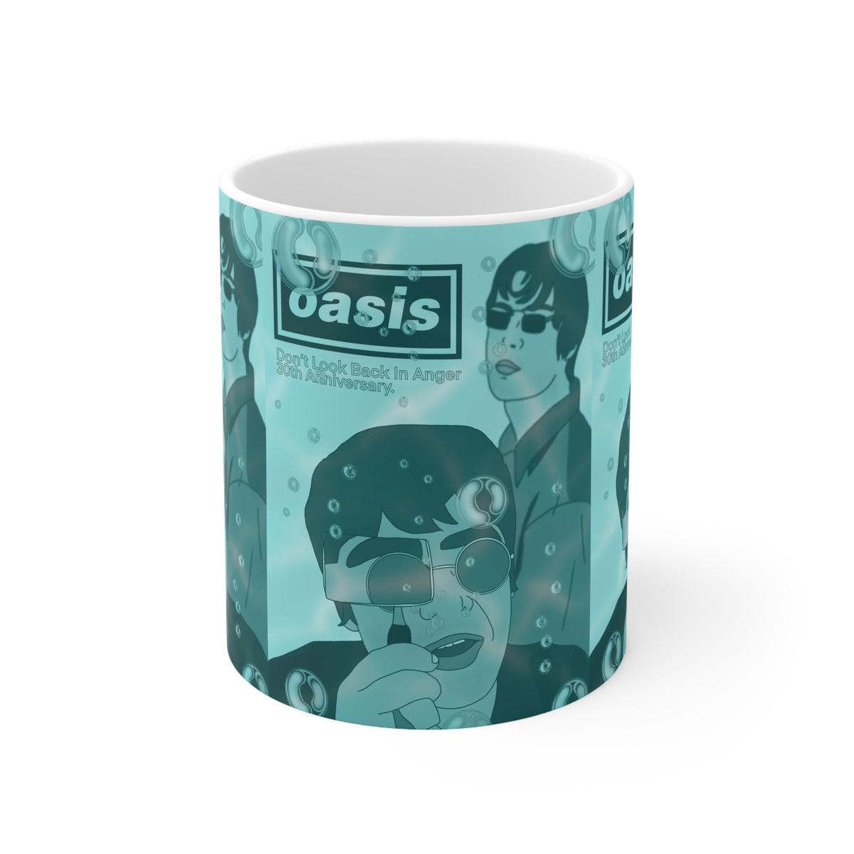 Oasis | Don’t Look Back In Anger 30th Anniversary Mug | More Jam
