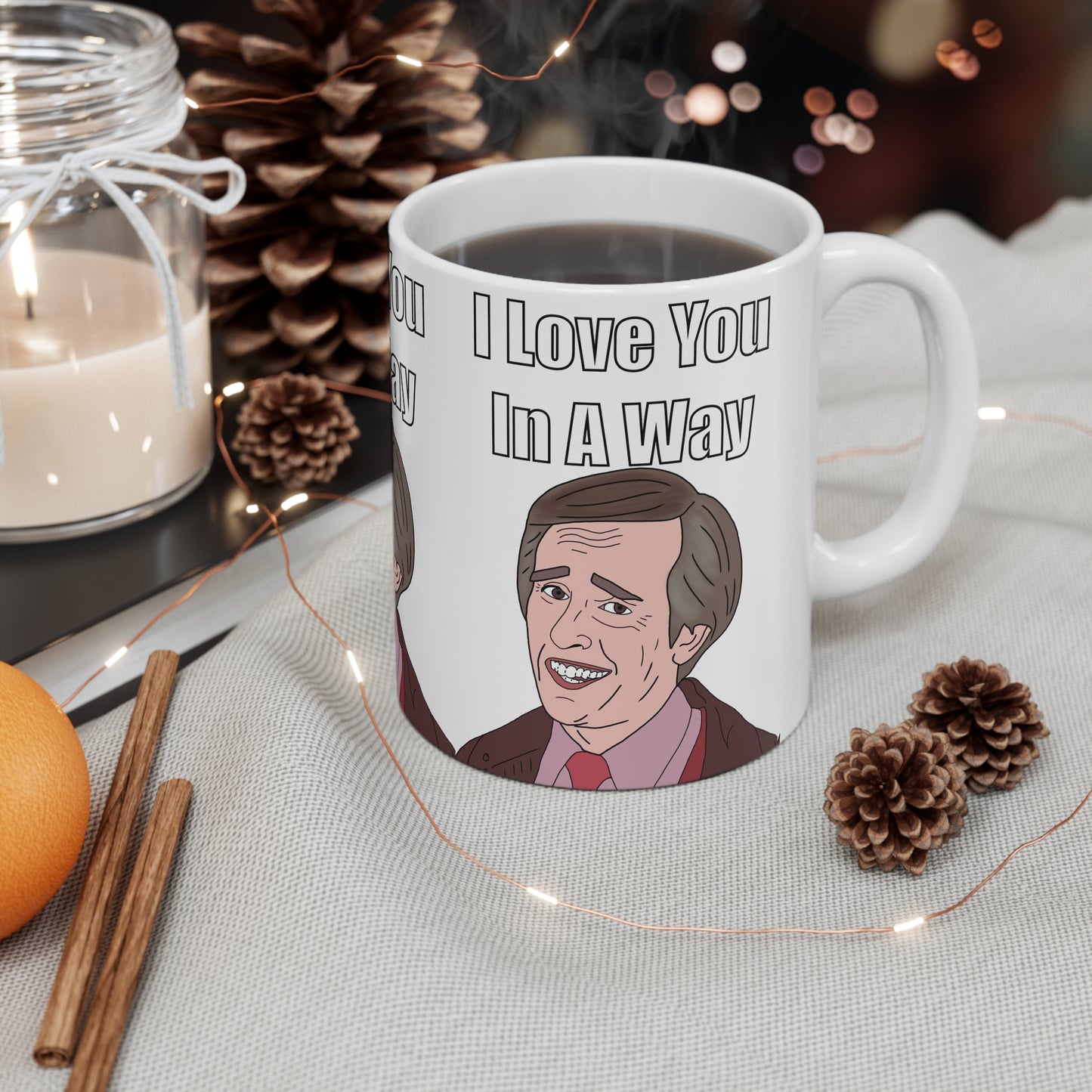 Alan Partridge | I Love You In A Way Mug | More Jam