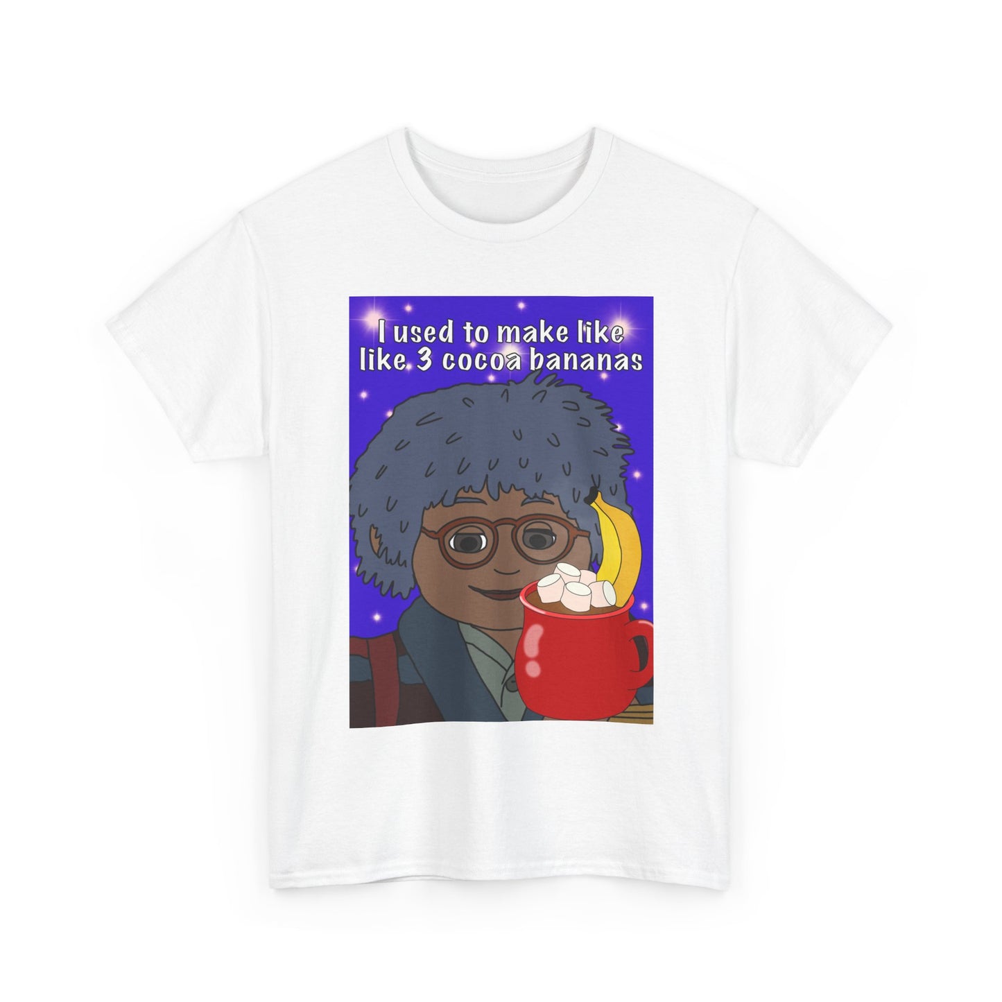 Tots Meme Hot Cocoa & Bananas T-Shirt | More Jam