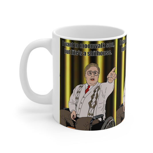 Phoenix Nights | Brian Potter I Want To Moonwalk Mug | More Jam