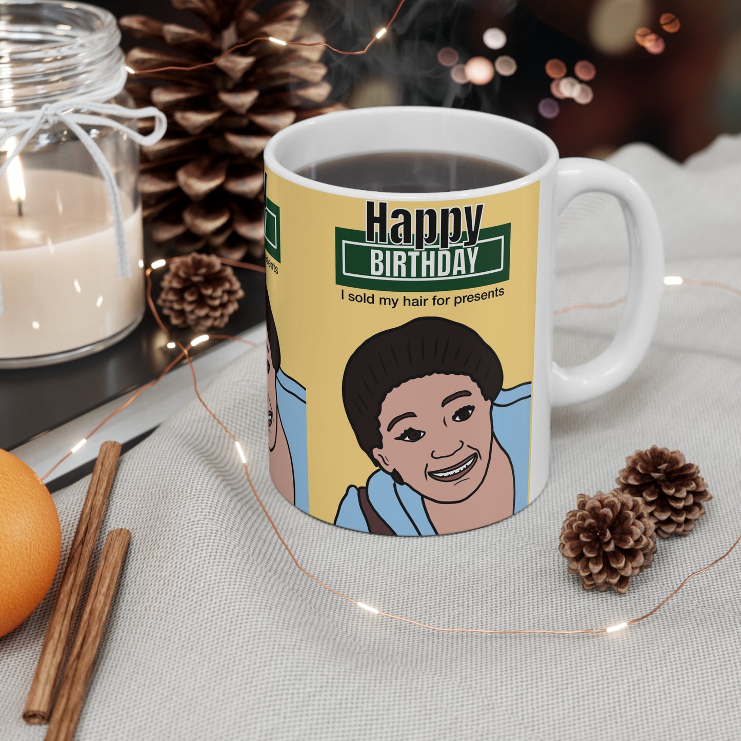 King Of Queens | Carries Hair Cut Birthday Mug | More Jam