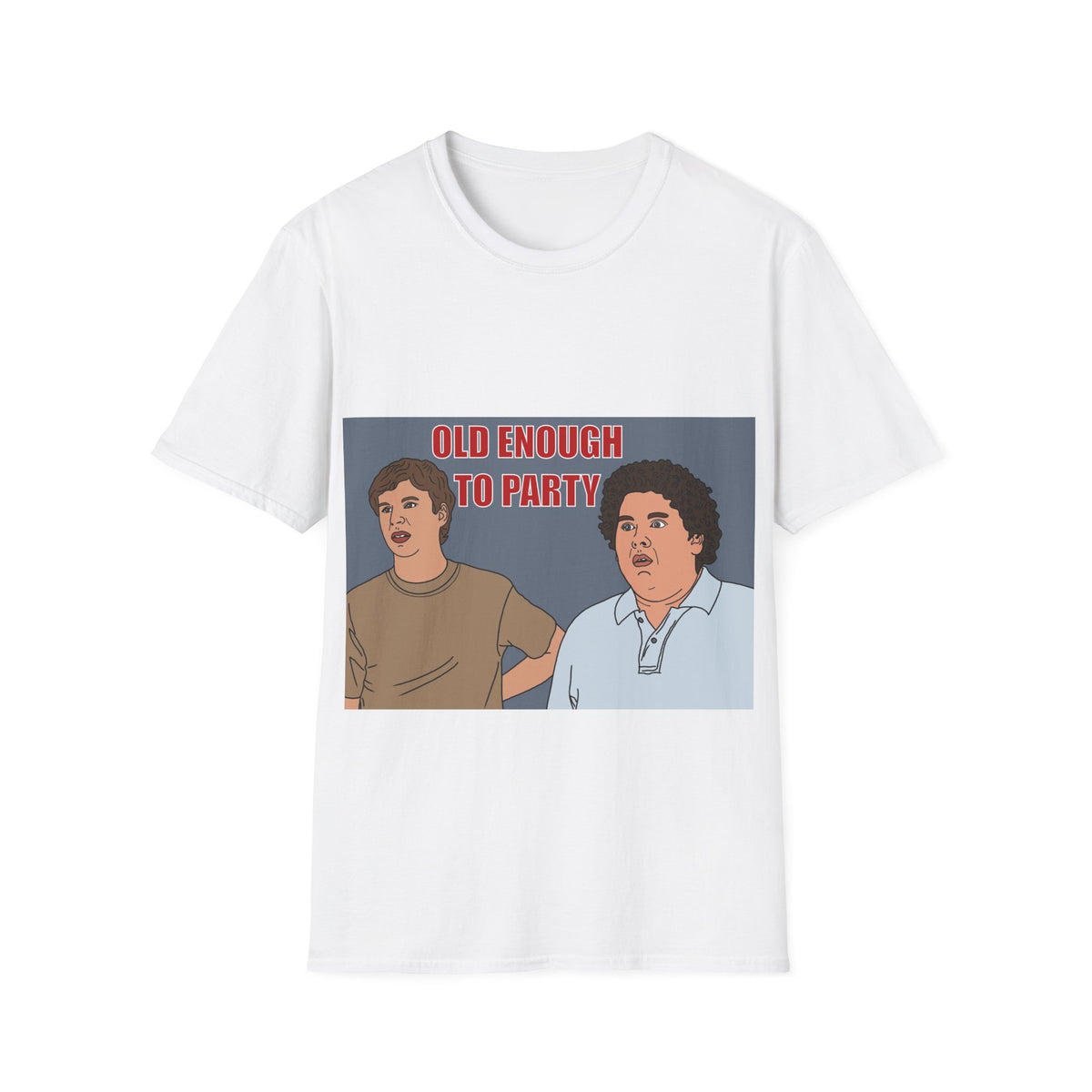 Superbad | Old Enough to Party T-Shirt | More Jam