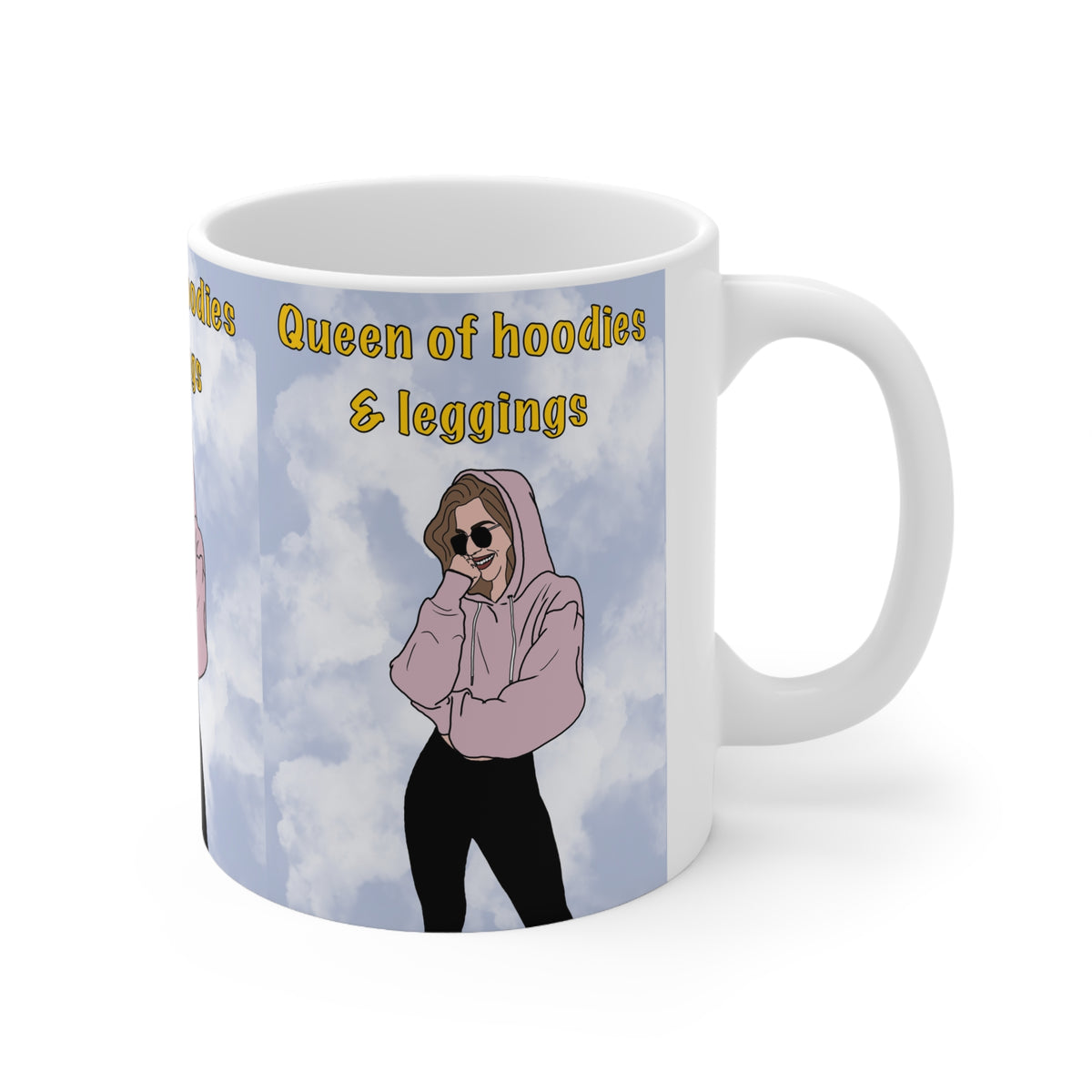Leggings & Hoodie Queen | Funny Mug | More Jam