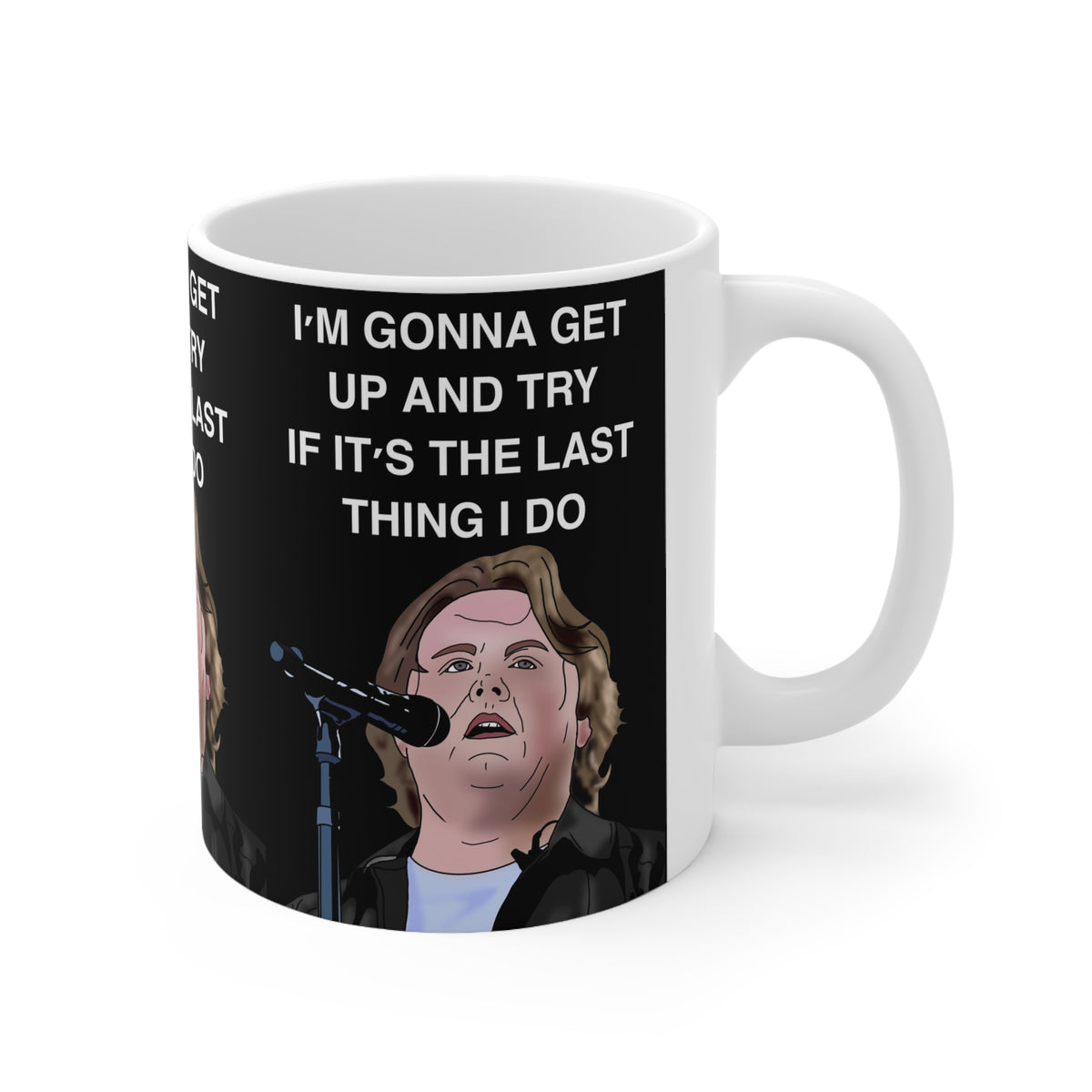 Lewis Capaldi | I’m Gonna Get Up and Try If It’s The Last Thing I Do Mug | More Jam