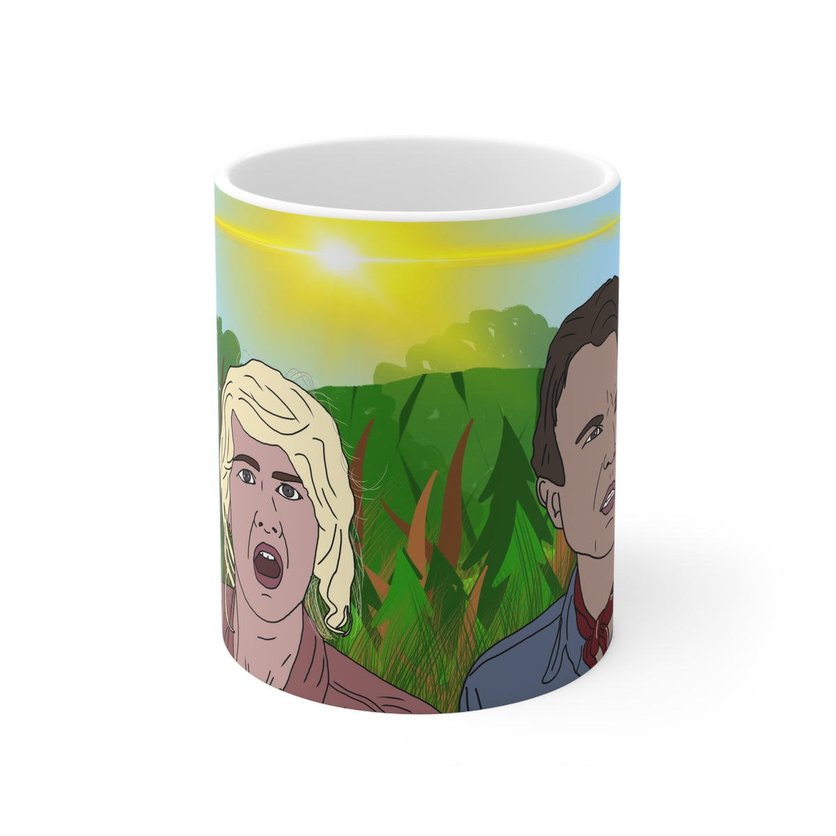 Jurassic Park | Dr Alan Grant Ellie Sattler Mug | More Jam