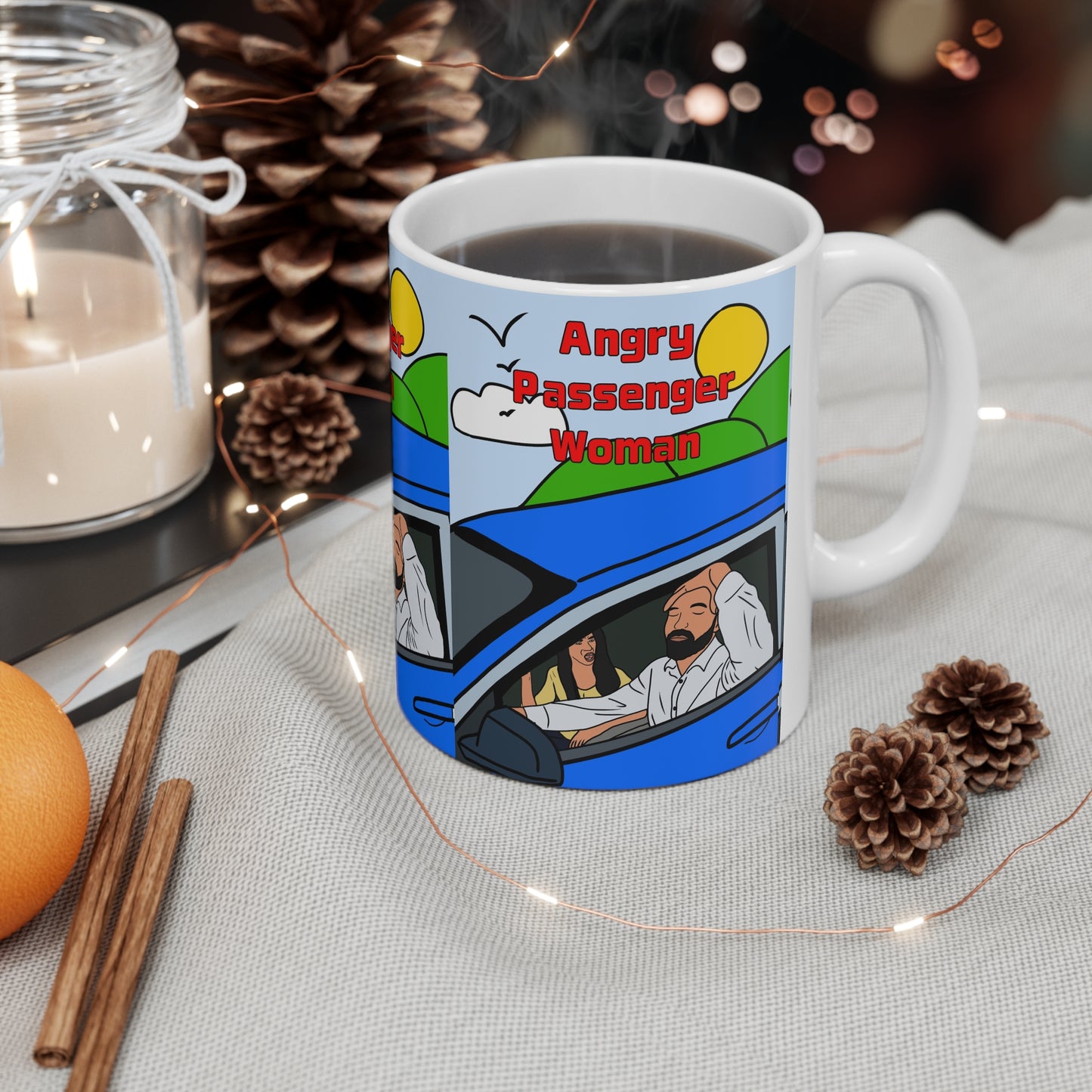 Angry Passenger | Funny Mug | More Jam