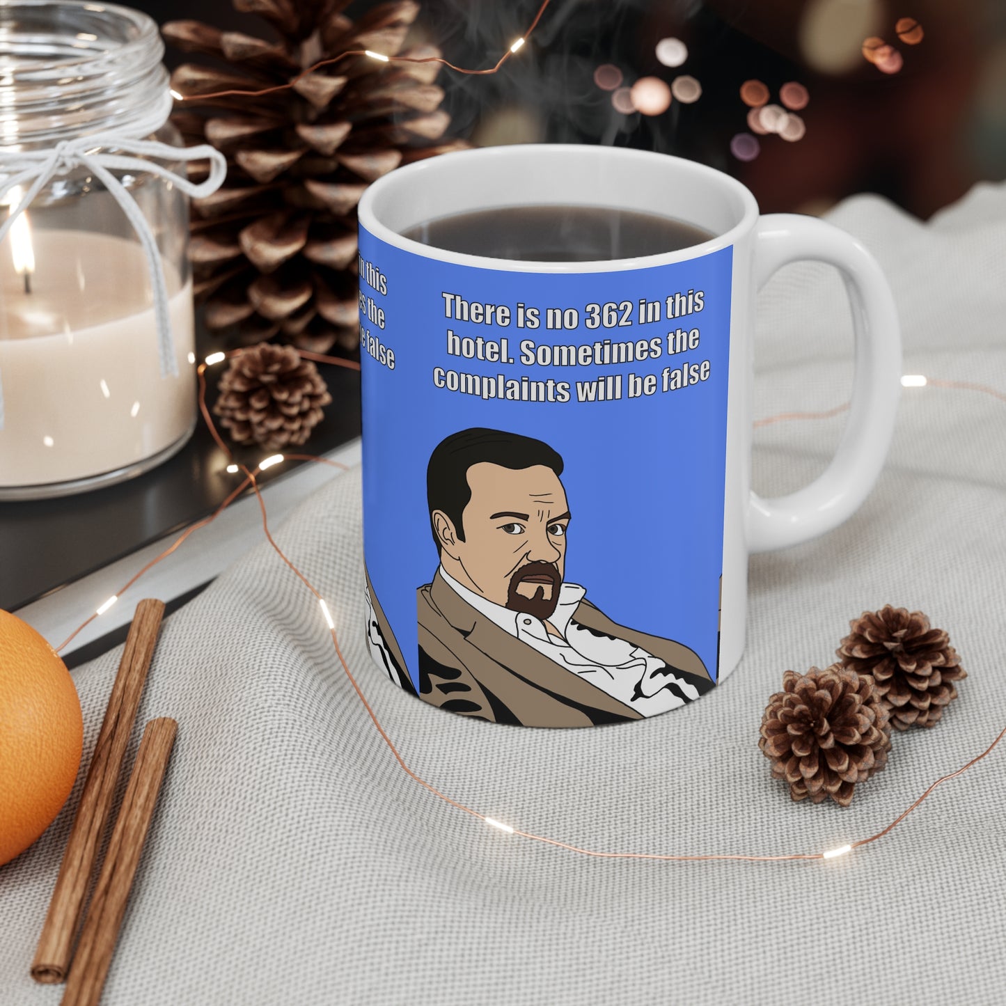 The Office | David Brent There Is No Room 362 In This Hotel Mug | More Jam
