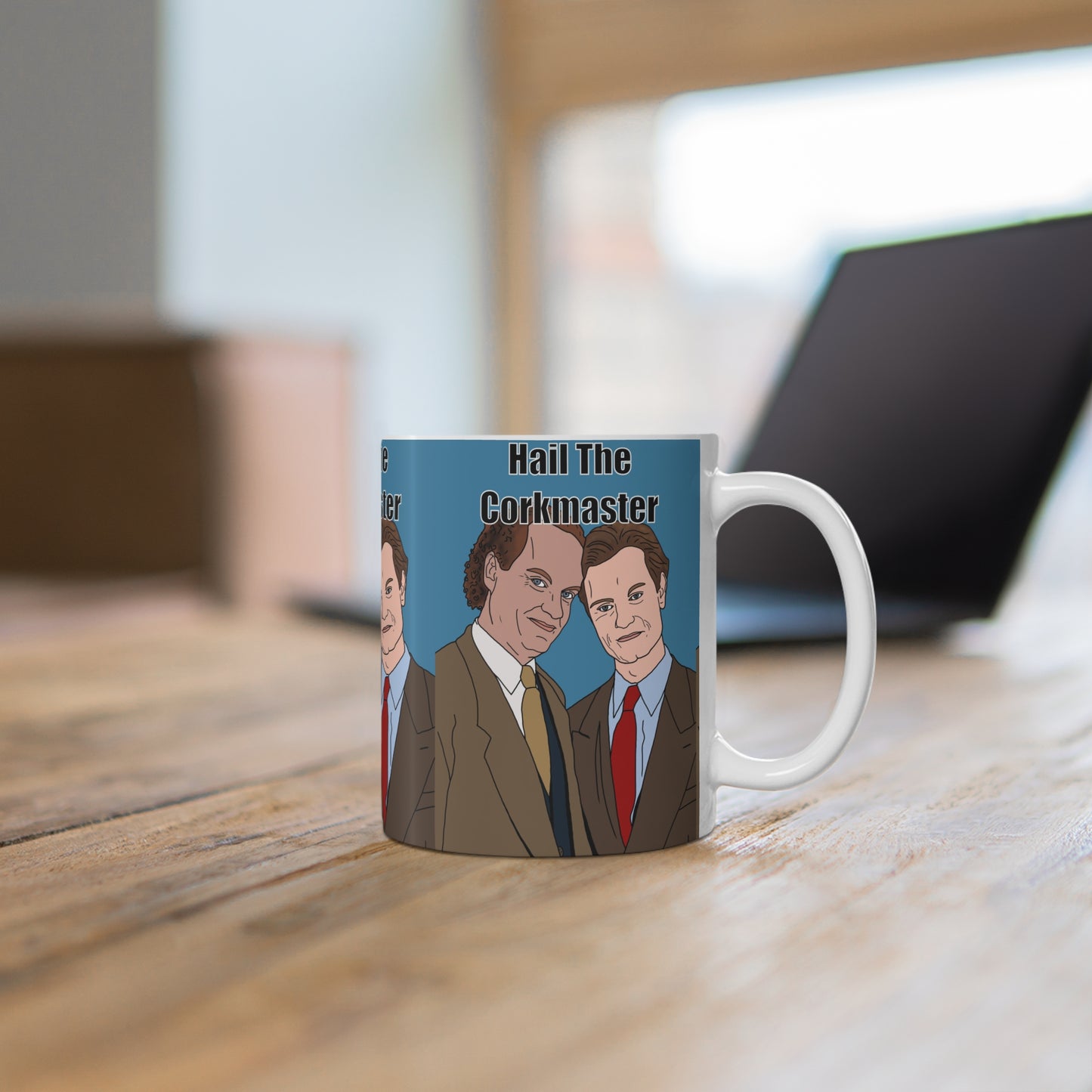 Frasier & Niles Corkmaster Ceramic Coffee Cups
