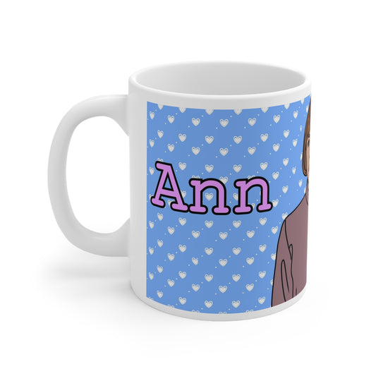Ann Droid Hearts | Funny Mug | More Jam
