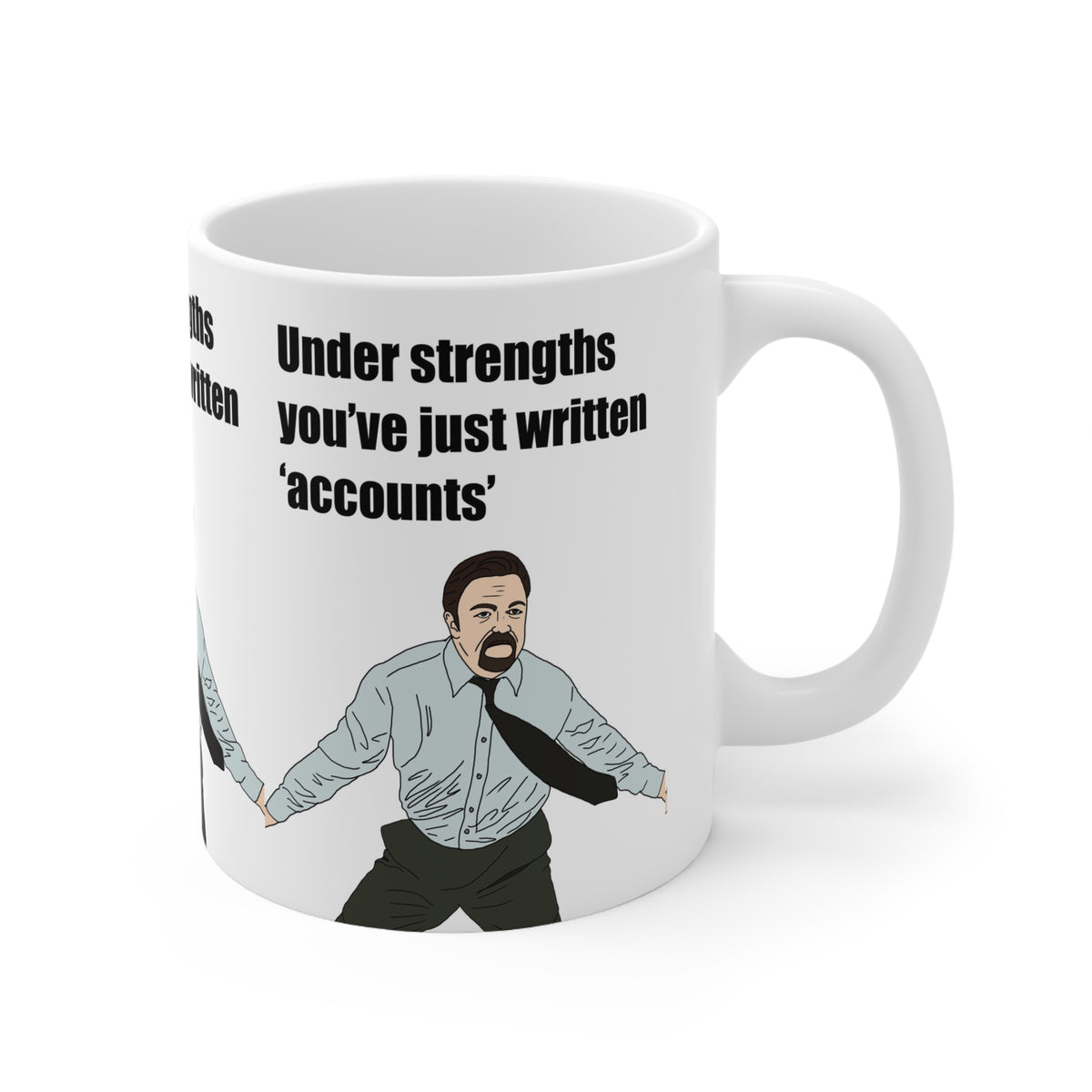 The Office | David Brent Accounts Funny Accounting Mug | More Jam