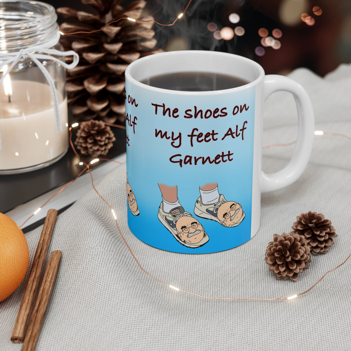 Rather Good | The Shoes On My Feet Alf Garnett Mug | More Jam