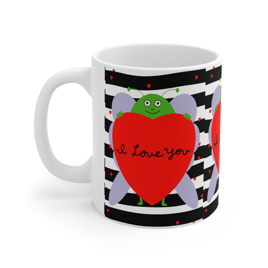 Love Bug | I Love You Heart Mug | More Jam