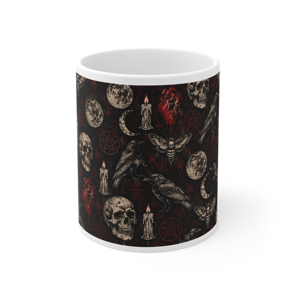 Gothic Skull Pattern Mug | More Jam