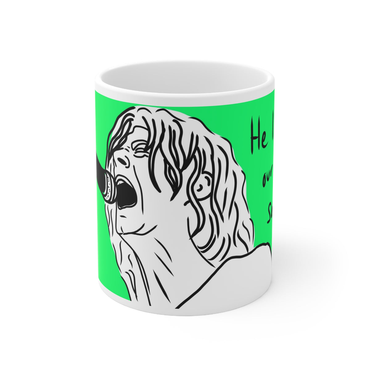 Kurt Cobain In Bloom | Nirvana Mug | More Jam