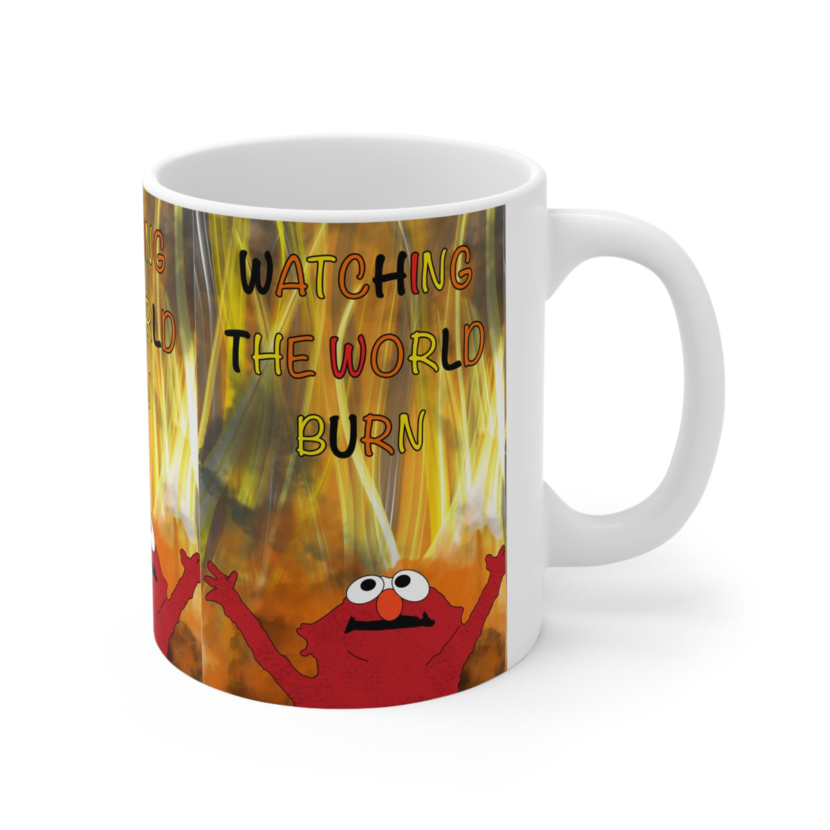 Elmo | Watching the World Burn Mug | More Jam