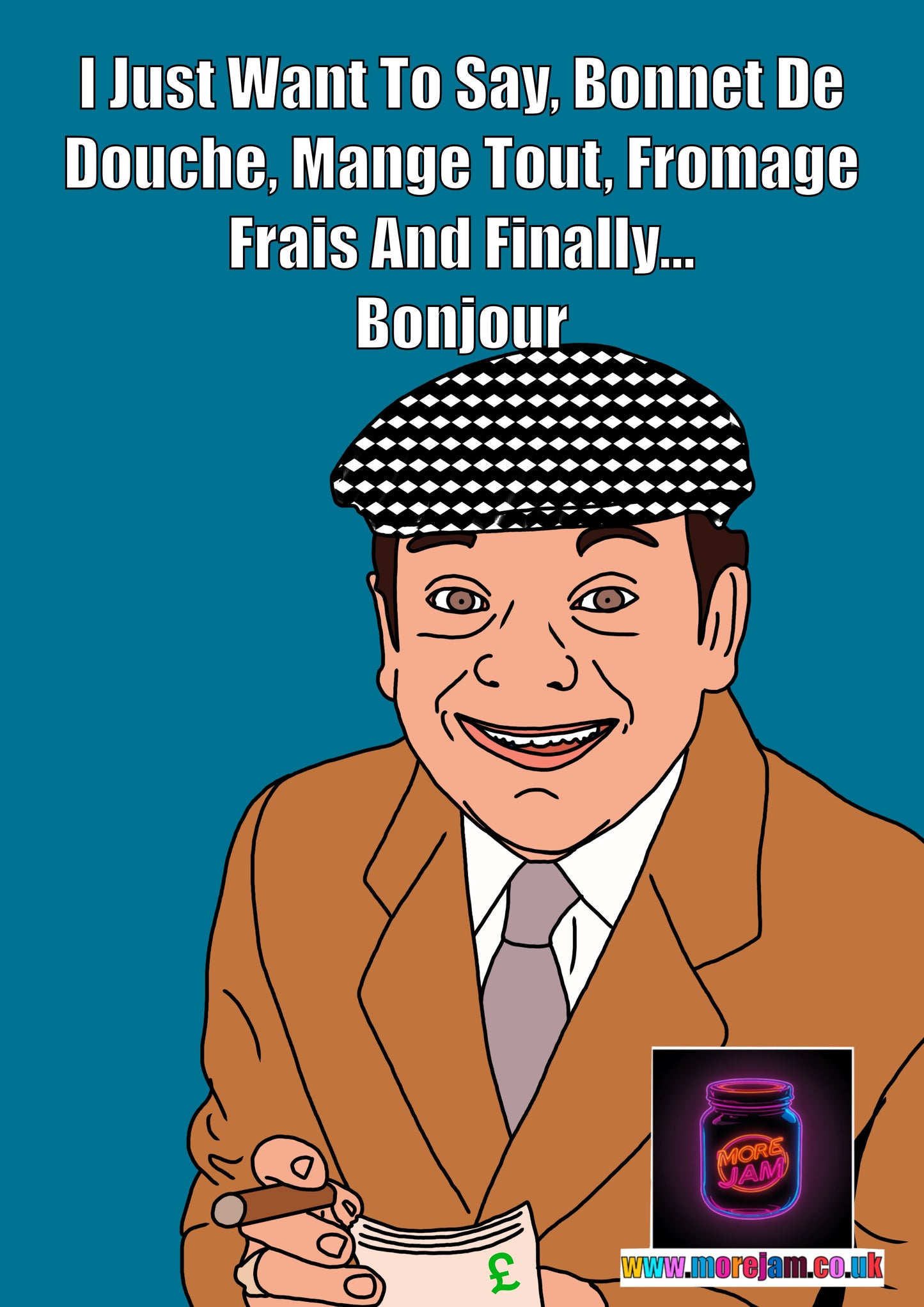 Del Boy French Sayings | Funny BBC Comedy Only Fools & Horses Card | More Jam