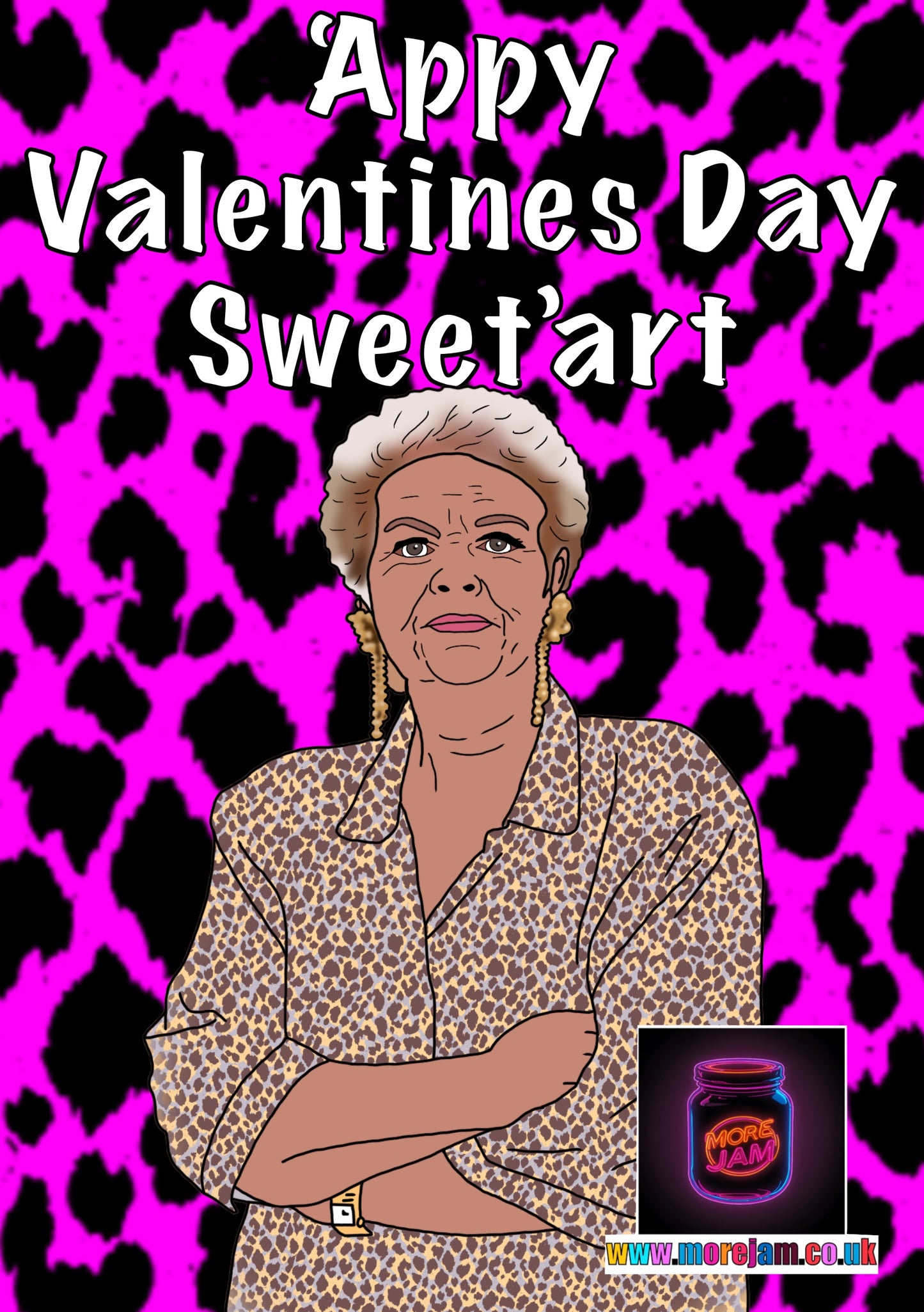Valentine’s Day Card Pat Butcher Eastenders