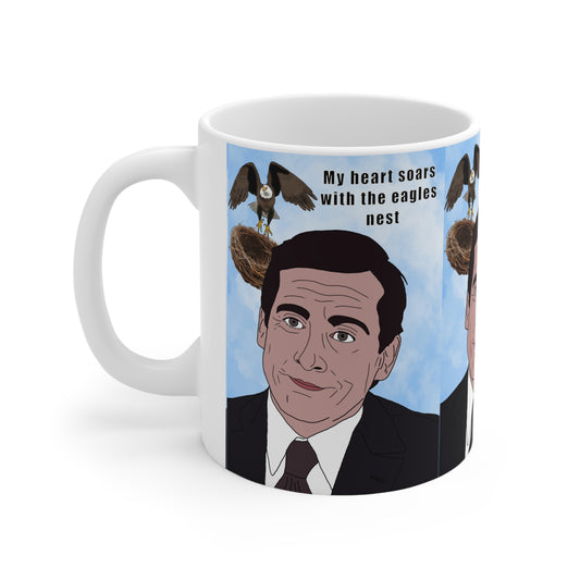 The Office US | Michael Scott My Heart Soars With The Eagle's Nest Mug | More Jam