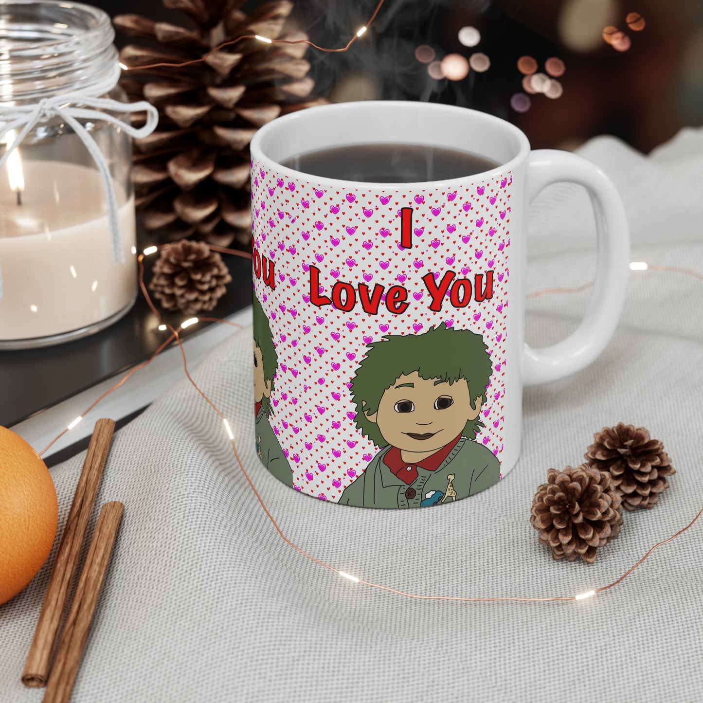 I Love You Mug – Cute Valentine’s Day Ceramic Coffee Cup