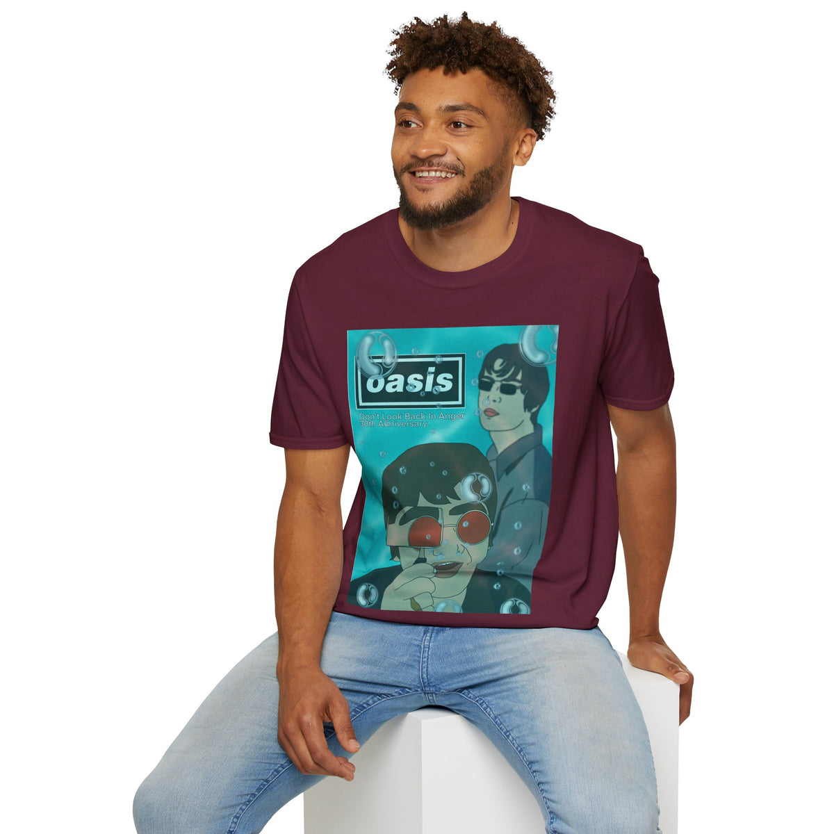 Oasis | Don’t Look Back In Anger 30th Anniversary T Shirt | More Jam