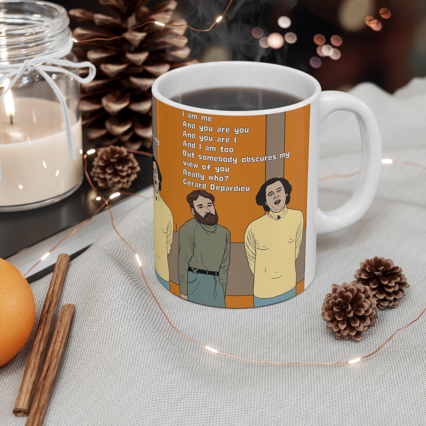 Mulligan & O'Hare Gerard Depardieu | The Smell of Reeves and Mortimer Mug | More Jam
