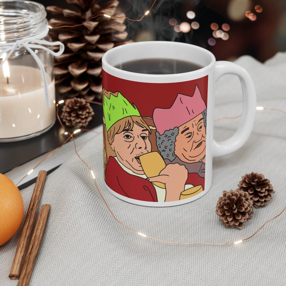 The Royle Family Party Hats | Christmas Mug | More Jam