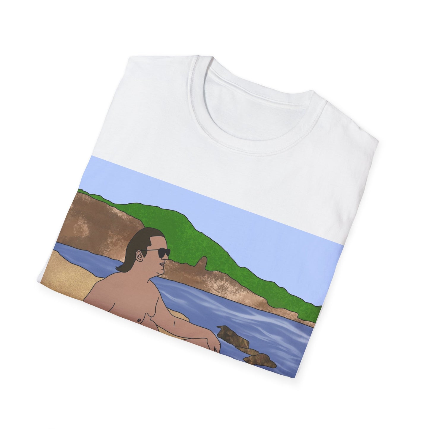 Lewis Capaldi Beach Vibes T-Shirt — Retro Sunbather Graphic Tee