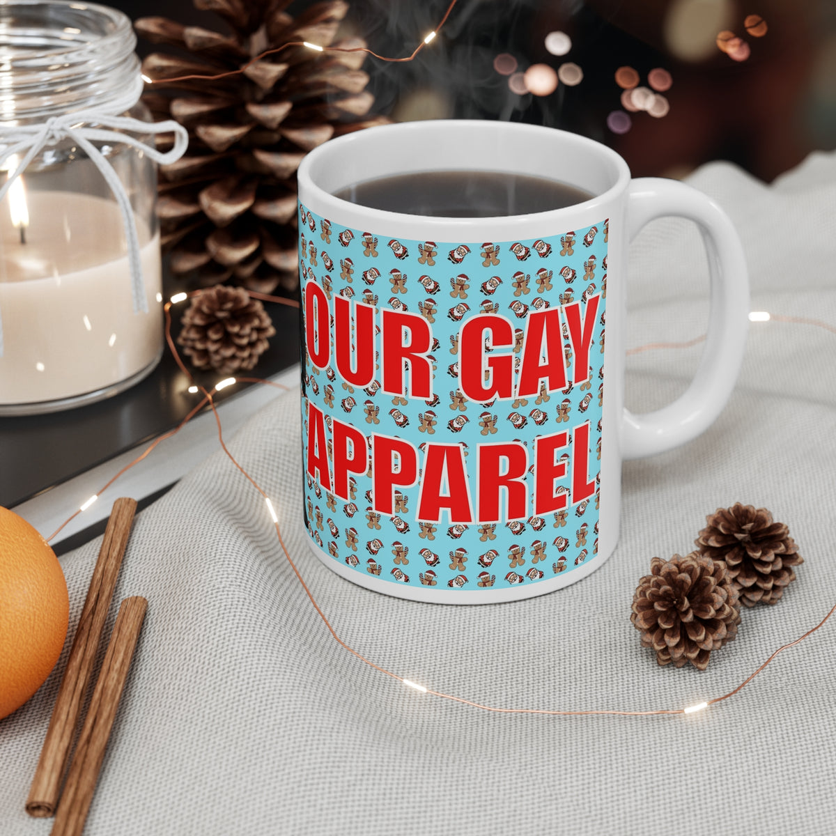 Gay Apparel | Christmas Mug | More Jam