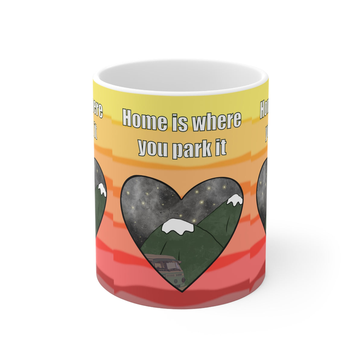 Van Life | Home Is Where You Park It Camper Mug | More Jam