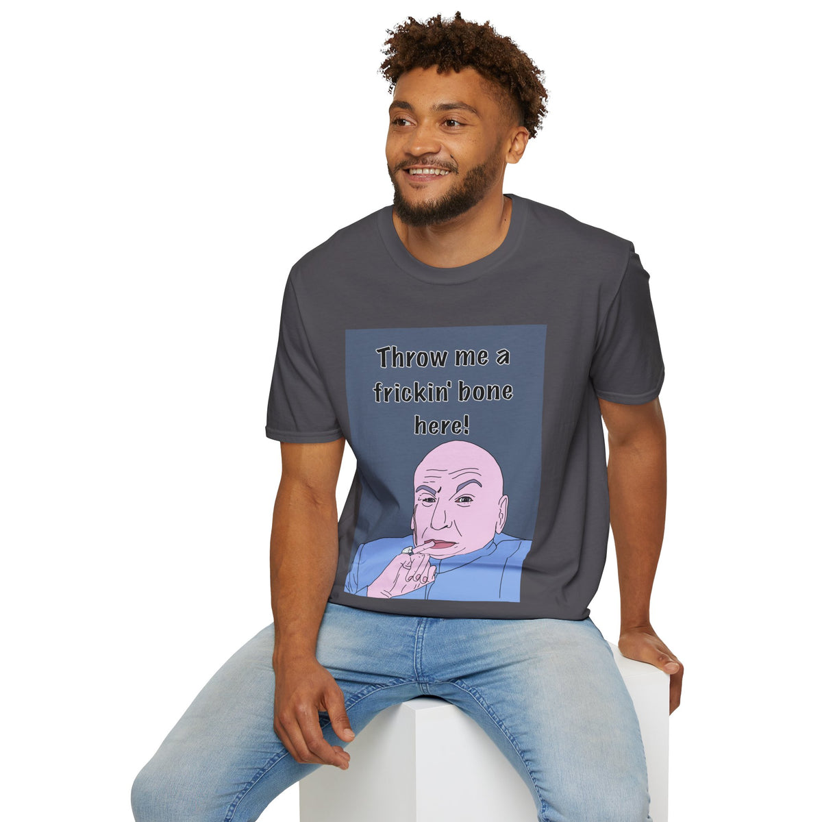 Austin Powers | Dr Evil Throw Me a Frickin' Bone T-Shirt | More Jam