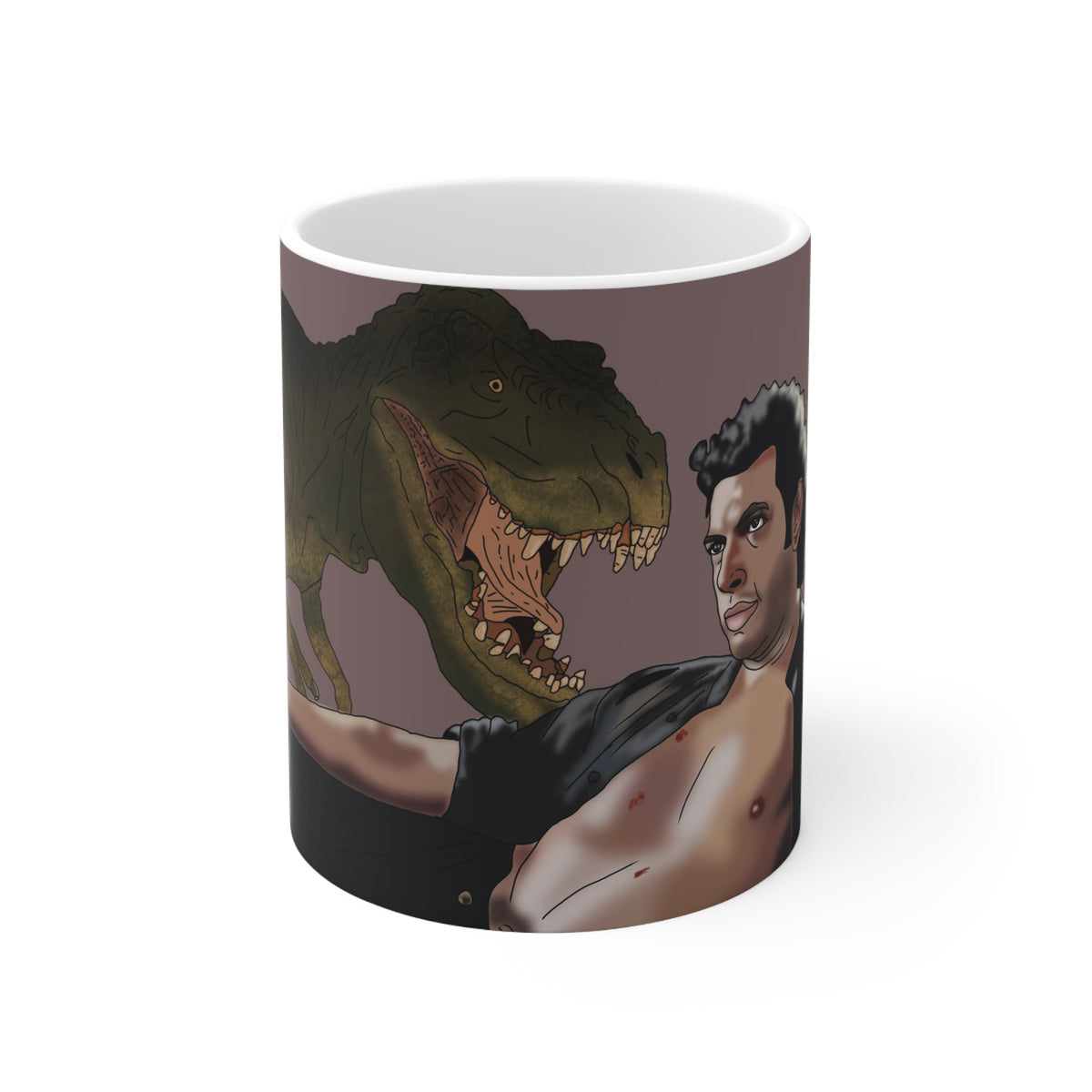 Jurassic Park | T Rex Ian Malcolm Mug | More Jam