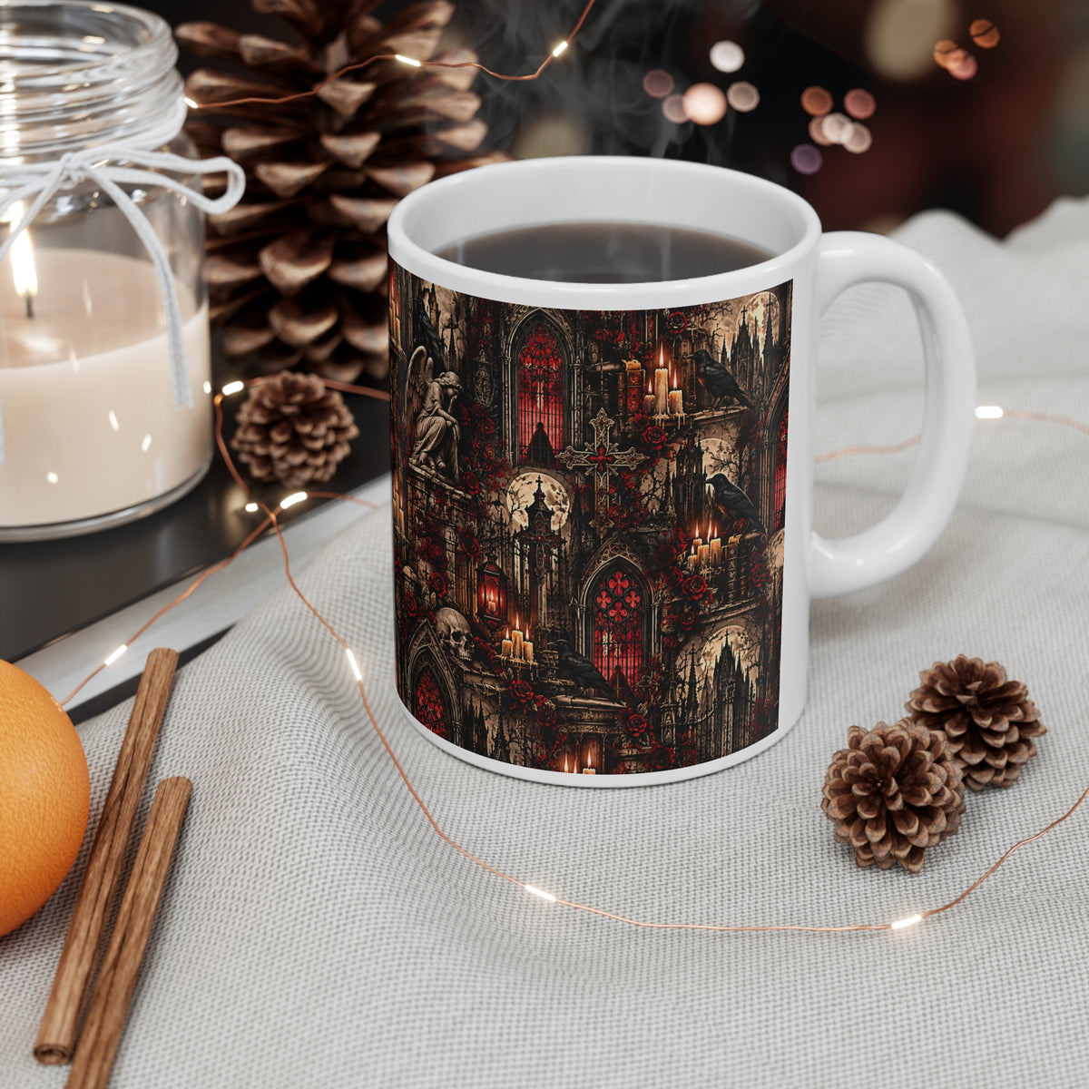 Gothic Church | Patterned Mug | More Jam