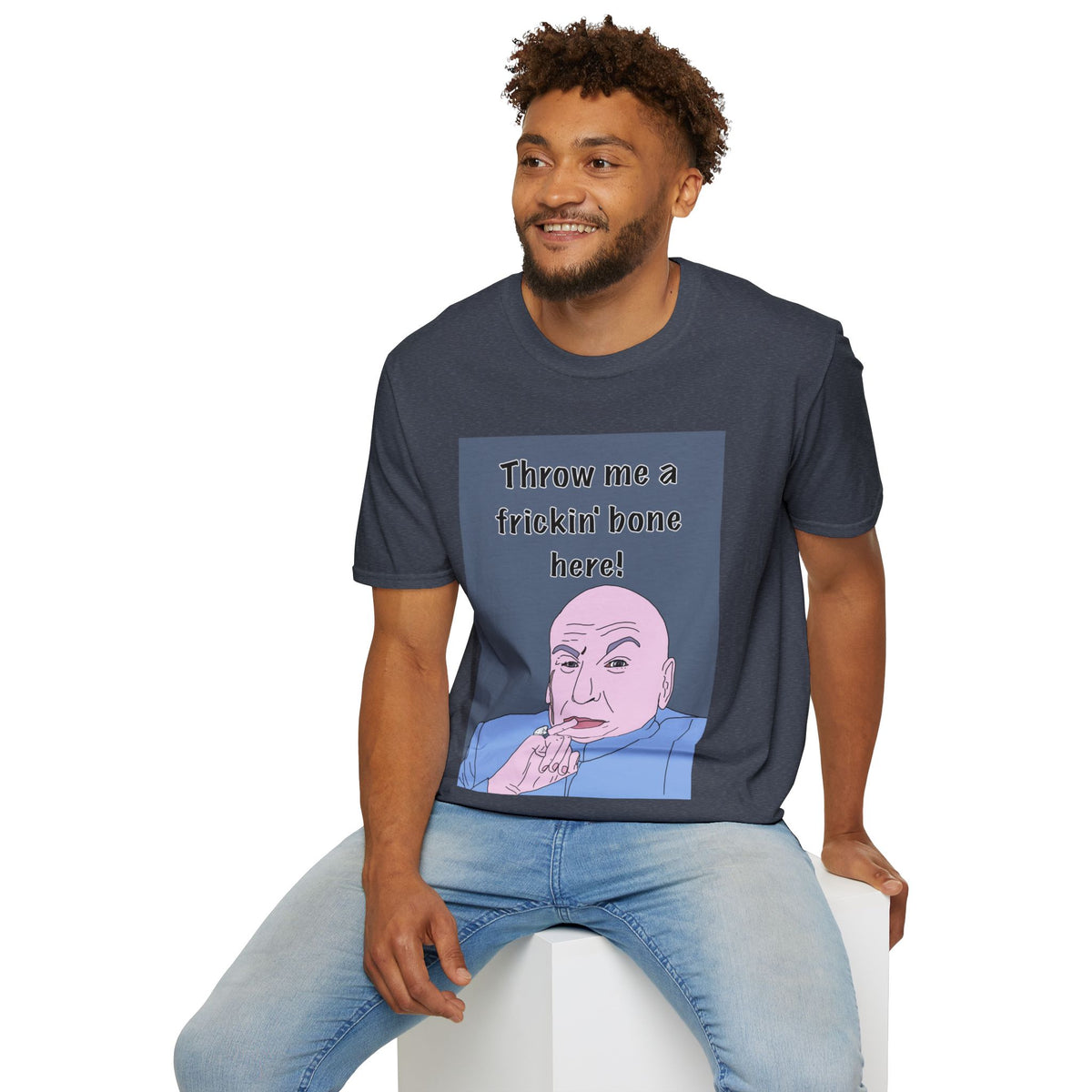 Austin Powers | Dr Evil Throw Me a Frickin' Bone T-Shirt | More Jam